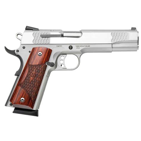 Smith And Wesson 1911 E Series 45 Auto Acp 5in Satin Stainless Pistol 81 Rounds Sportsmans