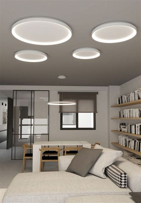 Una buena iluminación proyecta en tus espacios confort. Plafones extrapalanos de Led en 2020 | Lamparas para sala ...