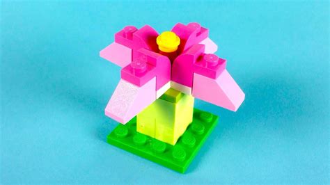 Lego Flower Pink Building Instructions Lego Classic 10696 How To