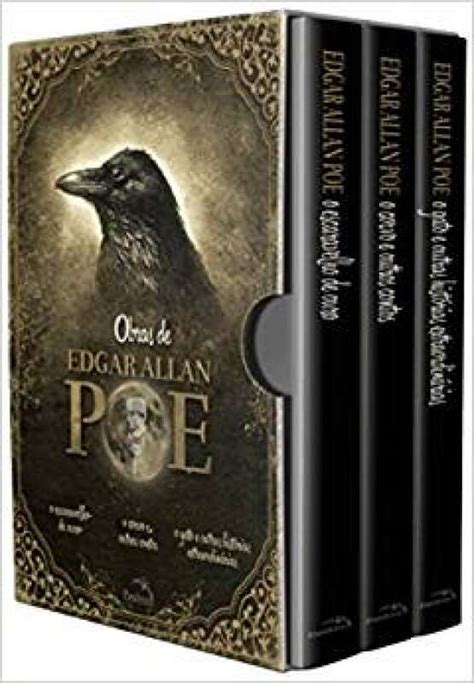 Livro Obras De Edgar Allan Poe Box Com 3 Volumes Edgar Allan Poe