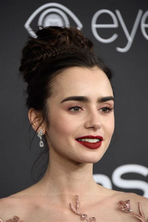 21 Gorgeous Braided Updos To Inspire Your Next Night Out Lily Collins