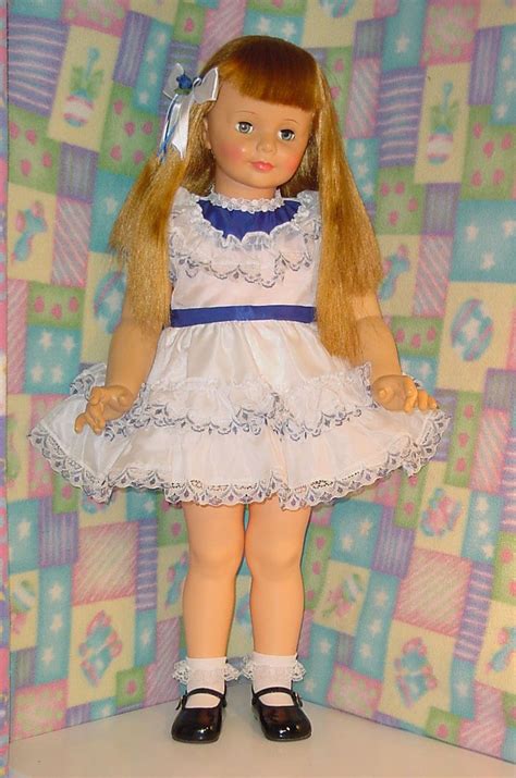 Vintage 1960s Ideal 35 Patti Playpal Doll G35 Blonde Pullback Very