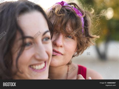 portrait cute lesbian image and photo free trial bigstock