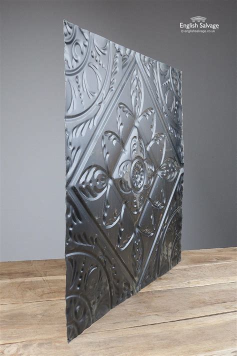 I told him all my life i wanted a tin ceiling. Ornate hammered tin ceiling panels