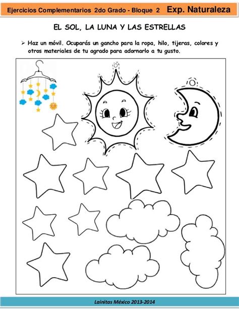 Colorear Actividades Del Sol Y La Luna Para Niños De Preescolar Hay Niños
