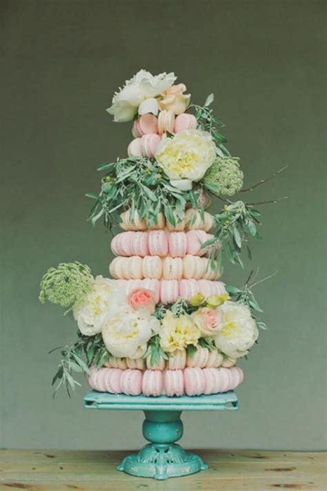 25 Trendy And Unique Macaron Tower Wedding Cakes Weddingomania Weddbook
