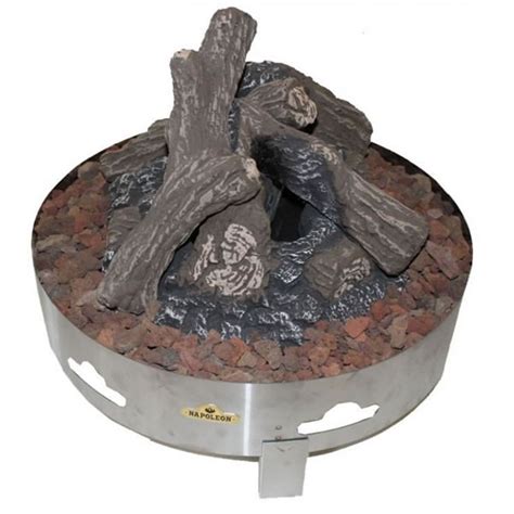 Napoleon Gas Log Fire Pit Fire Pits For Decks Fines Gas