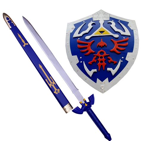 Hylian Shield Of Link And Link Master Sword