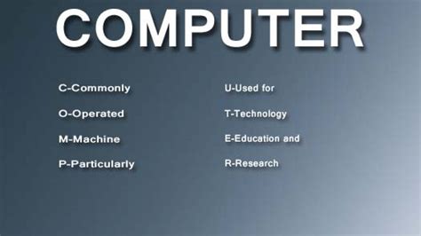 Full Form Computer Computers Related Most Important Full Form Visit