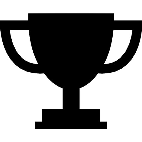 Trophy Cup Silhouette Vector Svg Icon Svg Repo