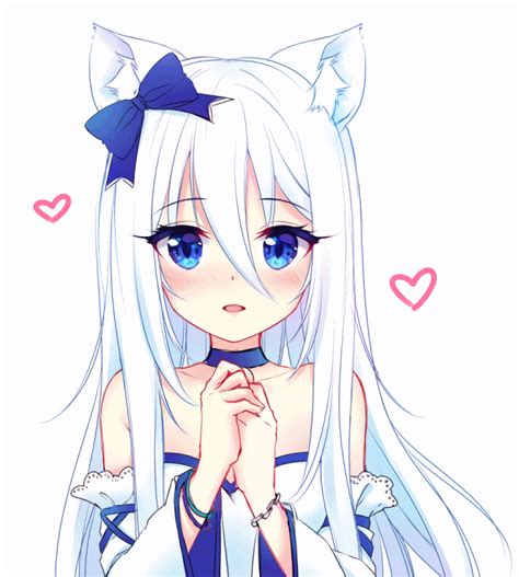 Anime Girl With White Hair Galhairs