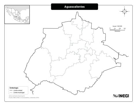 Mapa Del Estado De Aguascalientes Con Municipios Mapas Para