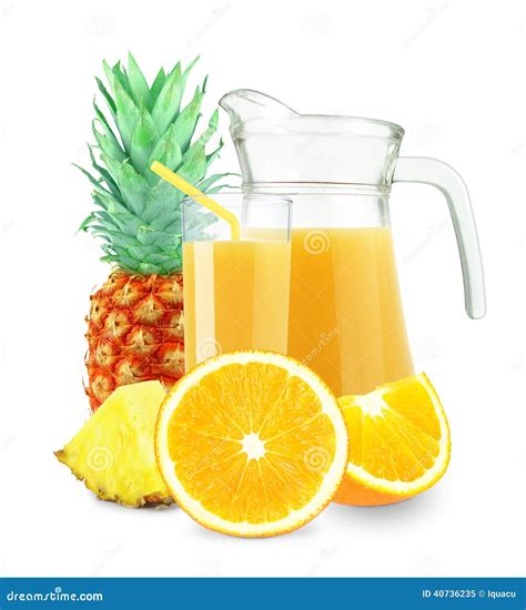 Orange Pineapple Juice Stock Image Image Of Orange Color 40736235