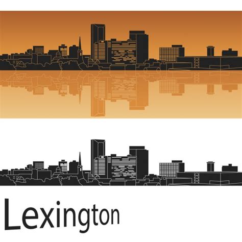 Lexington Kentucky Silhouette Vector Art Stock Images Depositphotos