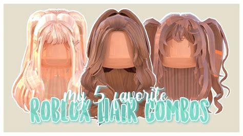 My Favorite Aesthetic Roblox Hair Combos Wlinks Codes Prices P3 Butterflii Youtube