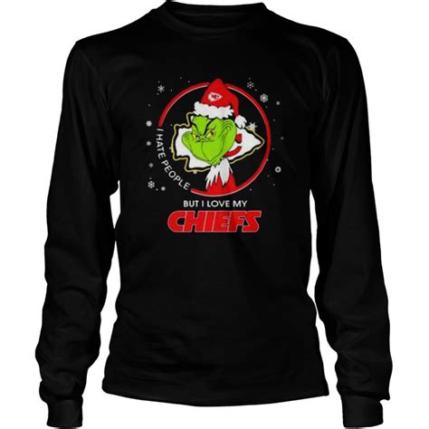 The Grinch I Hate People But I Love My Kansas City Chiefs Christmas