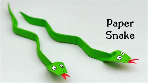 How To Make Easy Paper Snake For Kids Nursery Craft Ideas Paper