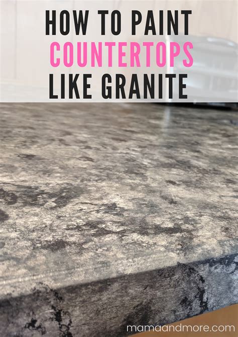 X 3 in.) upgrade your kitchen and vanity countertops upgrade your kitchen and vanity countertops today with luxury set in stone. How to Paint Your Countertops Like Granite - Mama and More