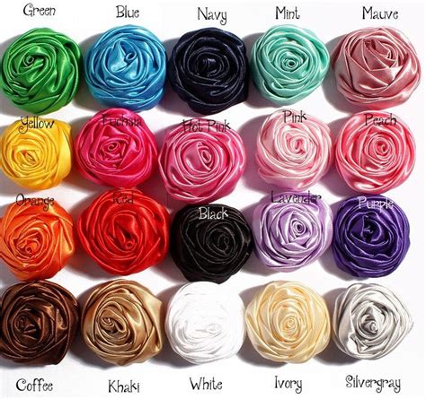 50pcs Deluxe Satin Roses Diy Bridal Bouquets Satin 003 Bouquets By Nicole