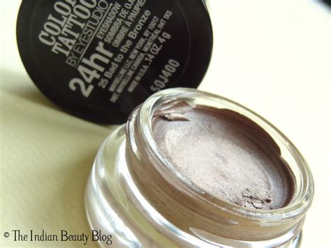 Maybelline Color Tattoo Bad To The Bronze Review Swatch Eotd The