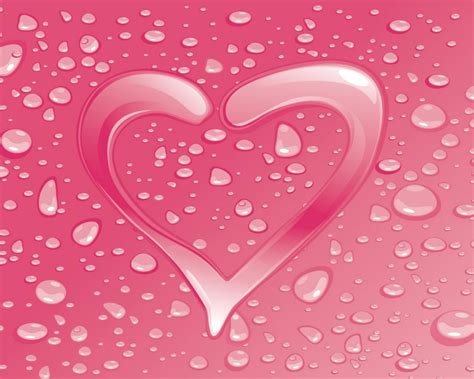 Glass heart pink ultrahd wallpaper for wide 16:10 5:3 widescreen whxga wqxga wuxga wxga wga ; Pink Water Heart 1280x1024 - Fondo de Pantalla #2587