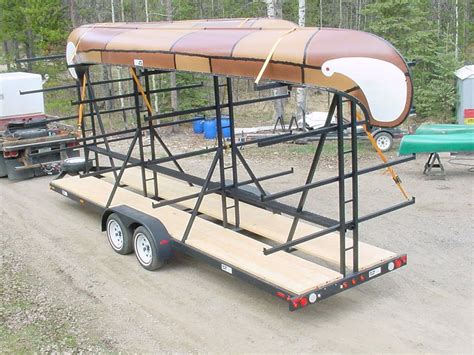 Multiple Canoe Trailers 12 Place To 24 Place Canoe Kayak Trailer