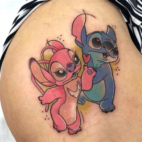 Laurah On Instagram 💗💗💗💙💙💙 Lilo And Stitch Tattoo Stitch Tattoo