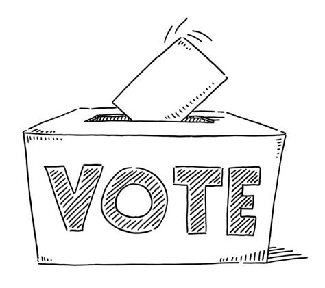 6 200 voto urnas dibujo ilustraciones de stock gráficos vectoriales libres de derechos y clip