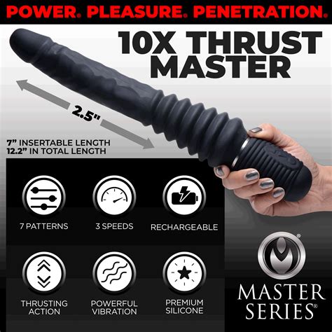 X Silicone Vibrating And Thrusting Dildo Sex Toy Distributing