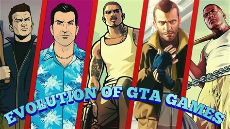 Every Grand Theft Auto Game In Chronological Order Youtube