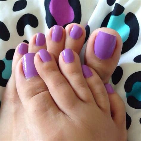 Feet Nails Pretty Toes Purple Toes