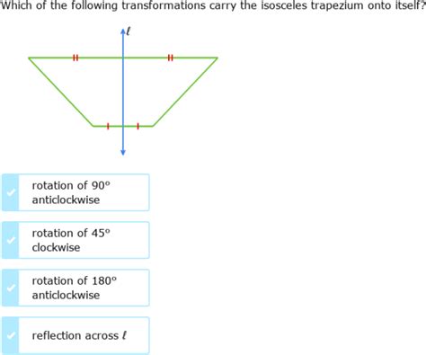 Ixl Transformations That Carry A Polygon Onto Itself Secondary 4