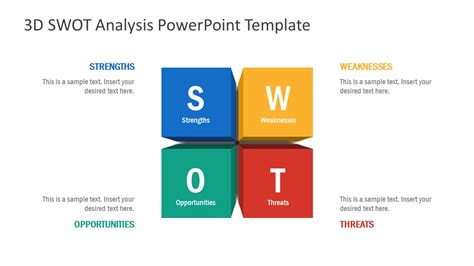 Rectangle Infographic Powerpoint Template Swot Diagram The Best Porn