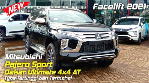 review mitsubishi new pajero sport dakar ultimate 4x4 at facelift 2021 youtube