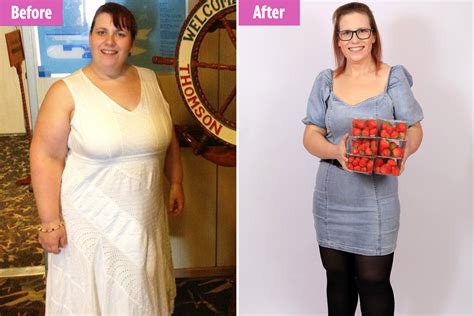 mum sheds ten stone by quitting junk food and eating six punnets of strawberries a day the