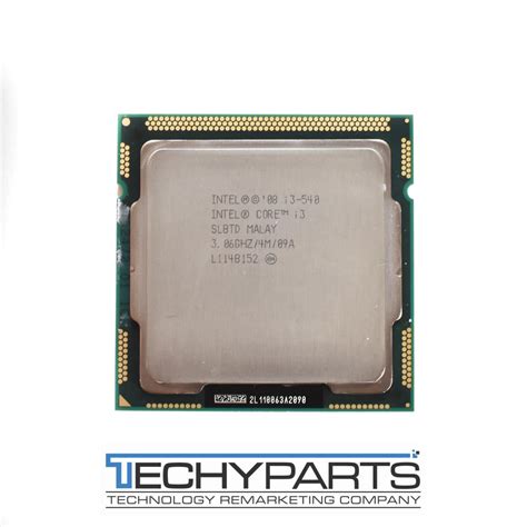 Intel Slbtd I3 540 306ghz 2 Core 25gts Dmi 4mb Lga1156 Processor