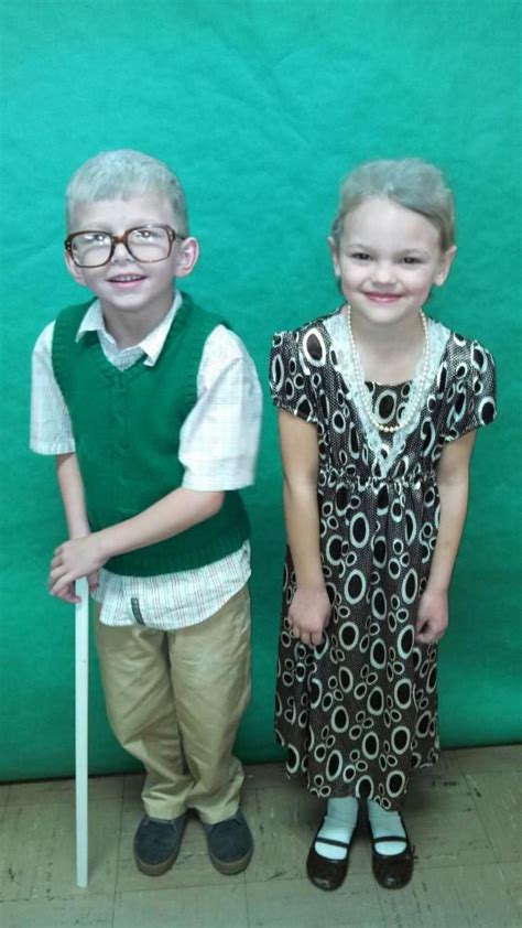 100th Day Of School Dressed Up As Old People 1st Grade 100 Days Of