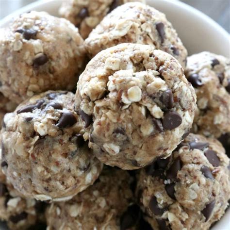 No Bake Peanut Butter Protein Bites Recipe Passion For Savings