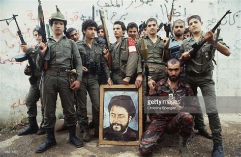 Members Of The Shia Muslim Amal Militia In South Lebanon April 1982