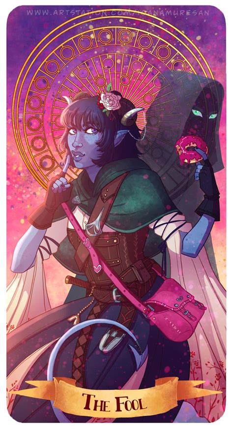 Jester The Fool Critical Role Characters Critical Role Tarot Cards Art