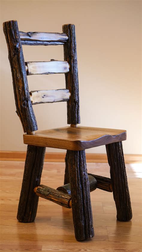 Handmade Rustic Wood Chair Made From Old Fence Posts Reclaimed From