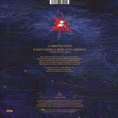 Coldplay Christmas Lights Black Single 7 Jpcde