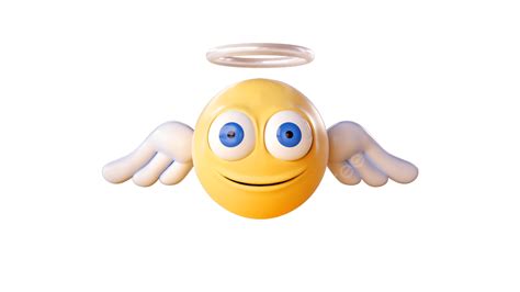 Emoji Angel Png Vector Psd And Clipart With Transparent Background