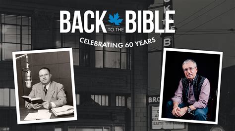 Theodore Epp And Back To The Bible Canada Back To The Bible Canada