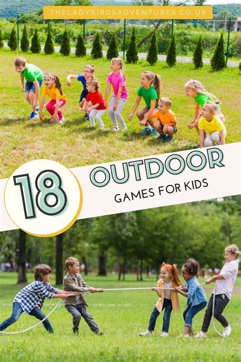 18 Fun Outdoor Games For Children The Ladybirds Adventures