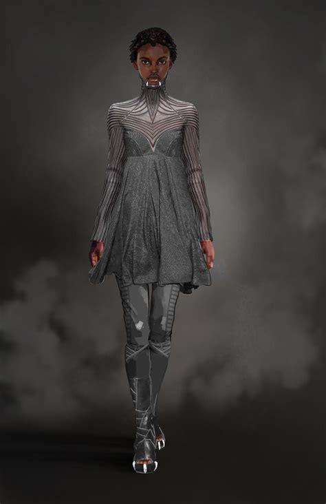 The first ten years 1/6 scale collectible figure brand: New Black Panther Costume Concept Art Highlights Wakanda's ...