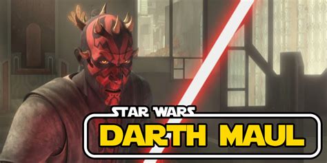 Star Wars Darth Maul Breakdown Hes Half The Sith He Used To Be