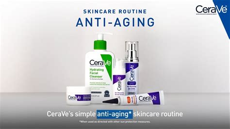 Simple Anti Aging Routine Cerave Skincare Youtube