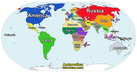 22nd Century World Map Rimaginarymaps