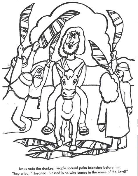 Find over 100+ of the best free palm sunday images. Palm Sunday Coloring Pages Toddlers Kids Print